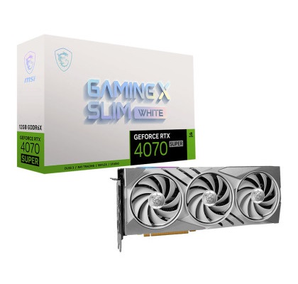 GPU RTX 4070 SUPER 12GB MSI GAMING X SLIM WHITE